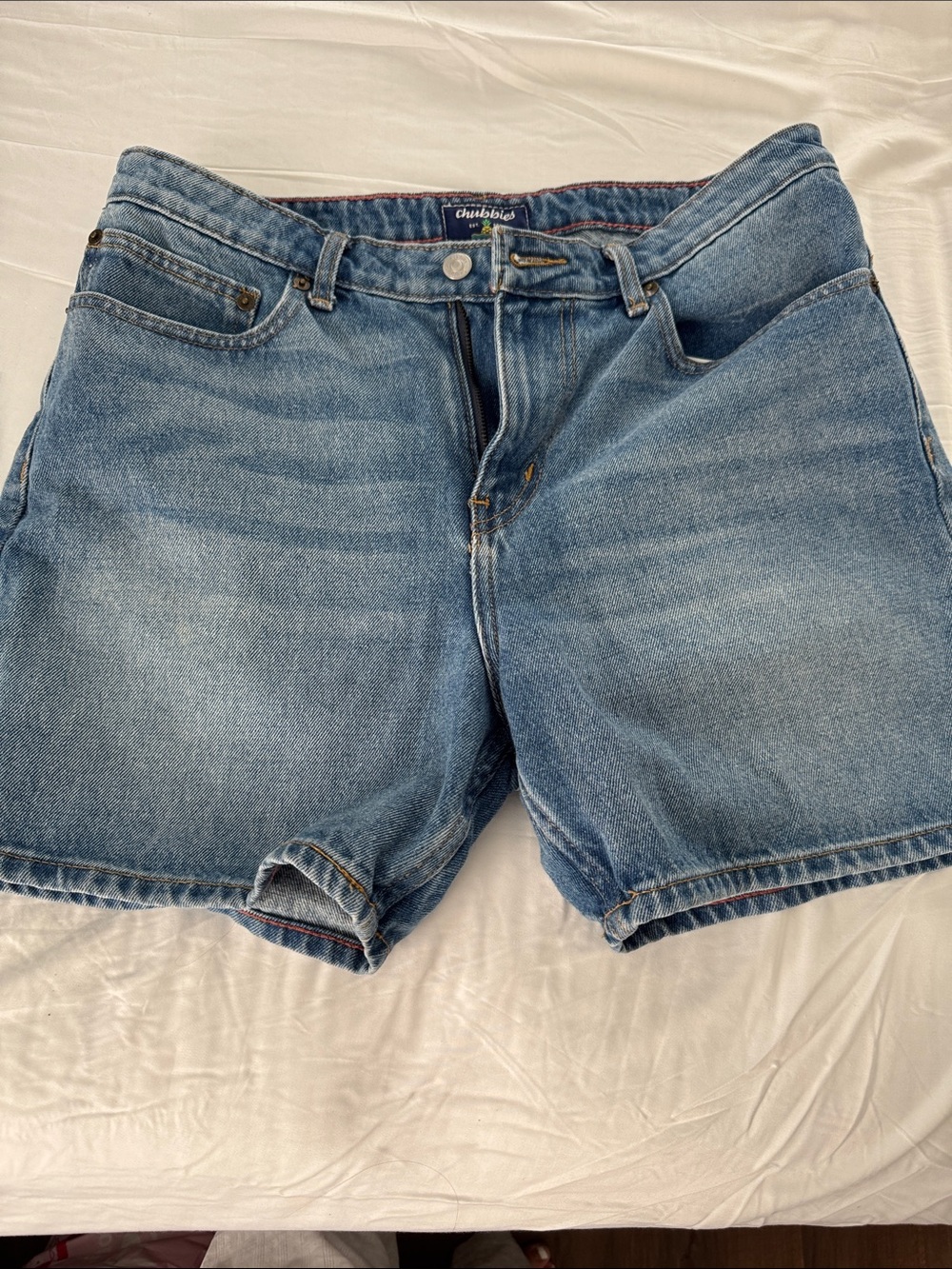 chubbies Light Blue Denim Jean Shorts